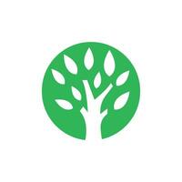 arbre logo icône vecteur