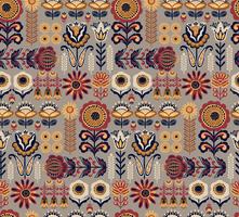 Motif sans soudure floral populaire. Conception abstraite moderne. vecteur