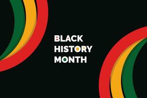 noir histoire mois africain américain histoire fête, social médias poste, Publier conception, bannière, carte, affiche vecteur