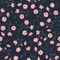 Motif floral abstrait sans soudure. vecteur