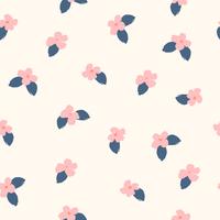 Motif floral abstrait sans soudure. vecteur