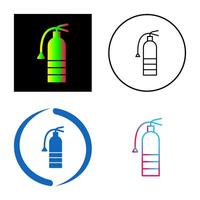 icône de vecteur d'extincteur unique