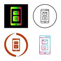 icône de vecteur d'applications mobiles uniques