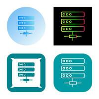 icône de vecteur de serveur