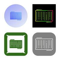 icône de vecteur de code à barres