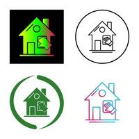 icône de vecteur de nettoyage de maison