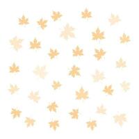 Contexte avec transparent érable feuilles. texture avec silhouette de l'automne feuille. pour conception et décoration de l'automne vacances, carte, affiche, invitation. vecteur illustration.