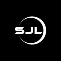 sjl lettre logo conception, inspiration pour une unique identité. moderne élégance et Créatif conception. filigrane votre Succès avec le frappant cette logo. vecteur