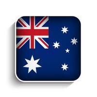 vecteur carré Australie drapeau icône