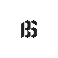 bg géométrique et futuriste concept haute qualité logo conception vecteur
