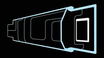 rayures La technologie circuit planche vecteur concept abstrait Contexte