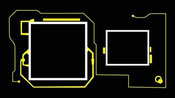 rayures La technologie circuit planche vecteur concept abstrait Contexte