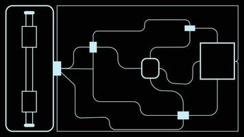 rayures La technologie circuit planche vecteur concept abstrait Contexte