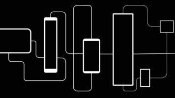 rayures La technologie circuit planche vecteur concept abstrait Contexte