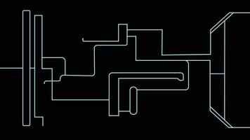 rayures La technologie circuit planche vecteur concept abstrait Contexte