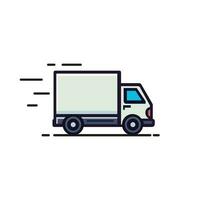 Express livraison camion. livraison service. vecteur illustration