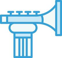 illustration de conception d'icône de vecteur de trompette