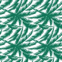 vert feuilles sur blanc Contexte textile conception vecteur