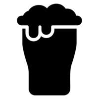 icône de glyphe de boisson vecteur