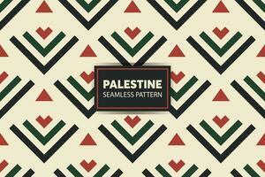 Facile palestinien broderie modèle Contexte. génial pour présentations et diapositives. vecteur déposer.