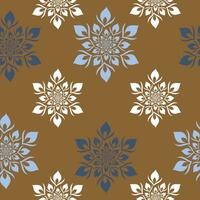 géométrique mandala coloré floral sans couture répéter vecteur motifs