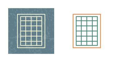 table des taux vecteur icône