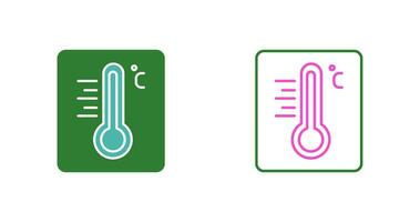 icône de vecteur de thermomètre