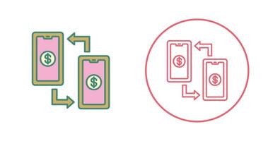 icône de vecteur de transaction