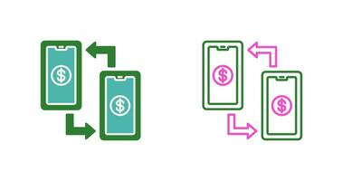 icône de vecteur de transaction