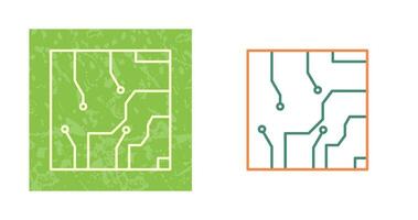 icône de vecteur de circuit électrique