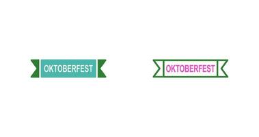 icône de vecteur de bannière oktoberfest