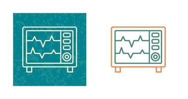 icône de vecteur de moniteur de fréquence cardiaque