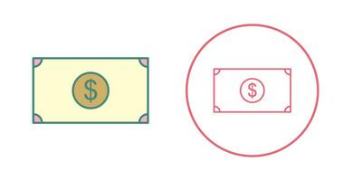 icône de vecteur dollar unique