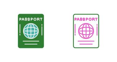 icône de vecteur de passeport