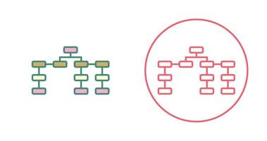 icône de vecteur de structure seo unique