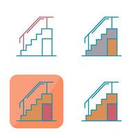 icône de vecteur d'escalier