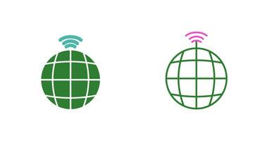 icône de vecteur de signaux mondiaux