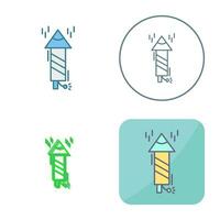 icône de vecteur de feux dartifice