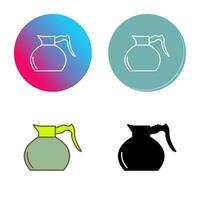 icône de vecteur de pot de café