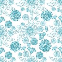 Tendance Floral Seamless Pattern vecteur