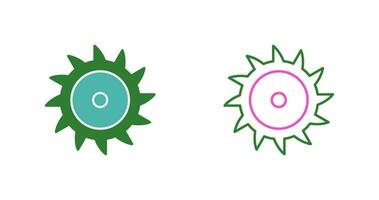 icône de vecteur de lame de scie