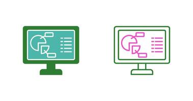 icône de vecteur de graphique à secteurs