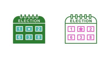 icône de vecteur de jour d'élection