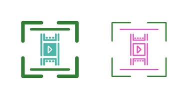 icône de vecteur vidéo