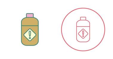 icône de vecteur de bouteille de pesticide