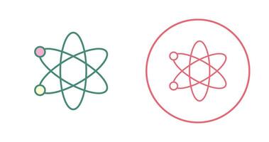 icône de vecteur d & # 39; atome