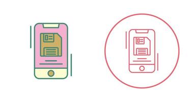 icône de vecteur de fichier de sauvegarde