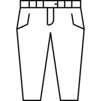 Vêtements ligne icône. minimal vecteur illustrations. Facile contour panneaux pour mode application