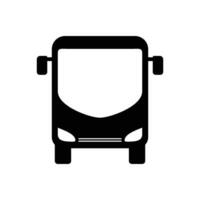 autobus silhouette conception. Voyage transport icône, signe et symbole. vecteur