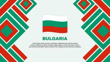 Bulgarie drapeau abstrait Contexte conception modèle. Bulgarie indépendance journée bannière fond d'écran vecteur illustration. Bulgarie